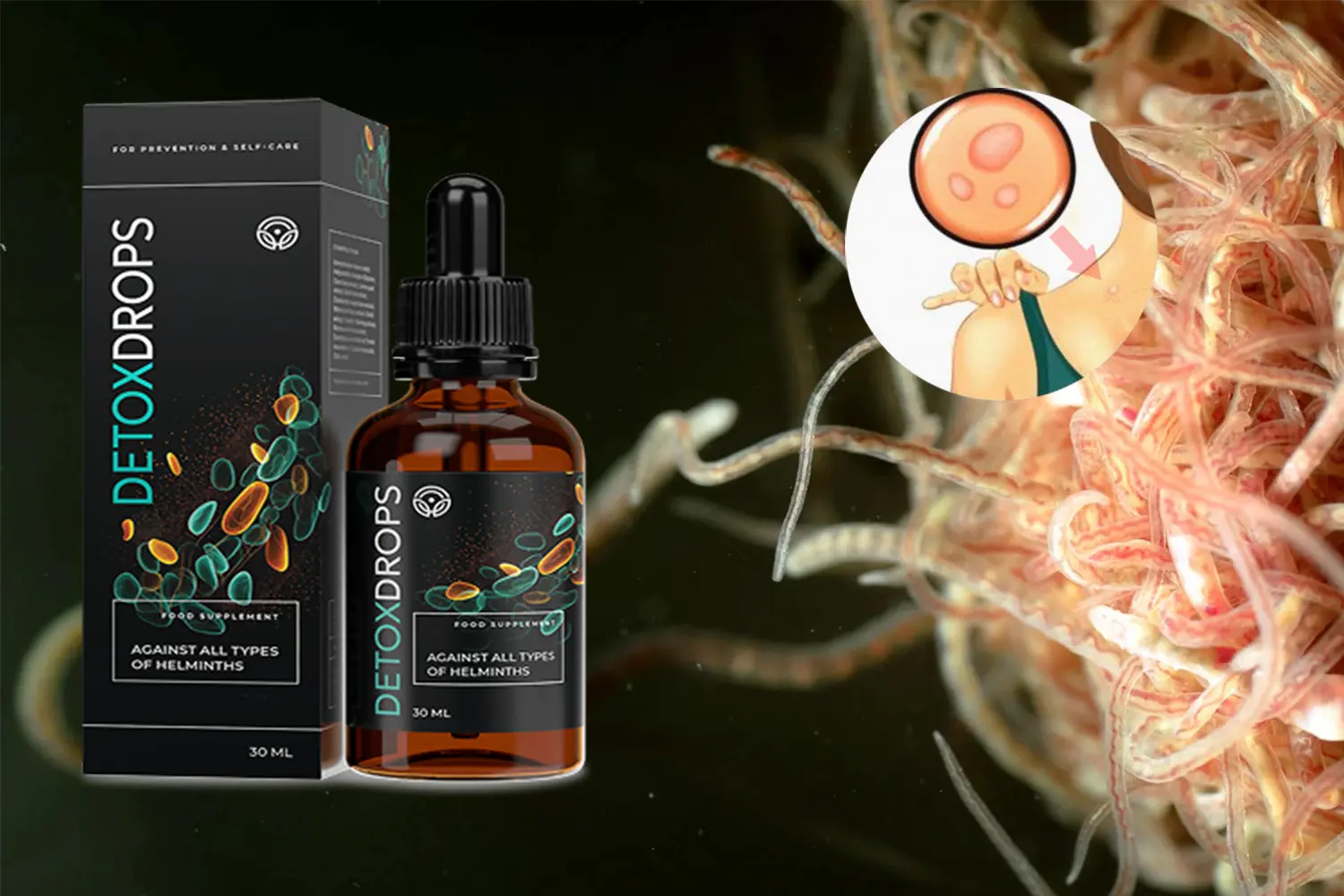 DetoxDrops para parásitos