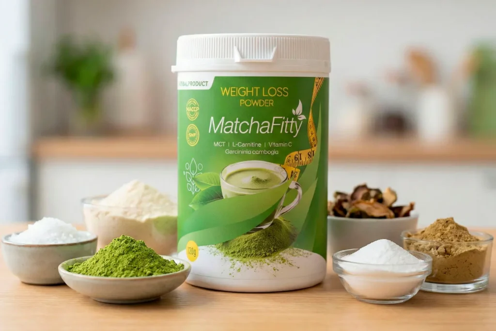 MatchaFitty Composición